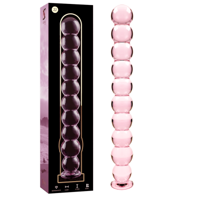 Nebula Series Model 22 Pink Glass Dildo 21.5cm - image 2