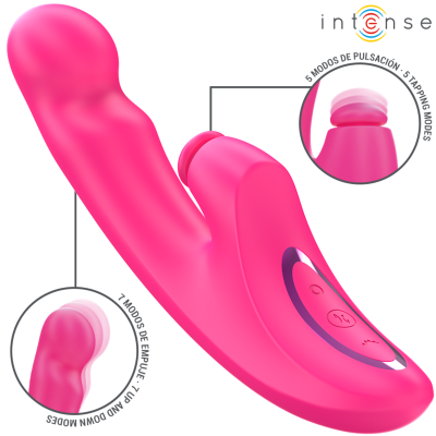 Intense Emi 3-in-1 Compact Vibrator 13.5cm - Pink - image 2