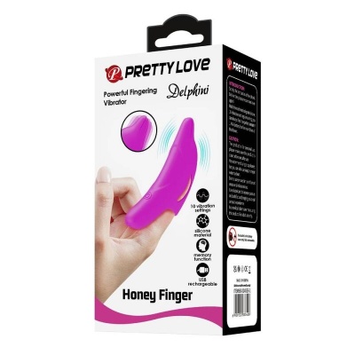 Pretty Love Delphini Powerful Finger Stimulator Purple - image 11