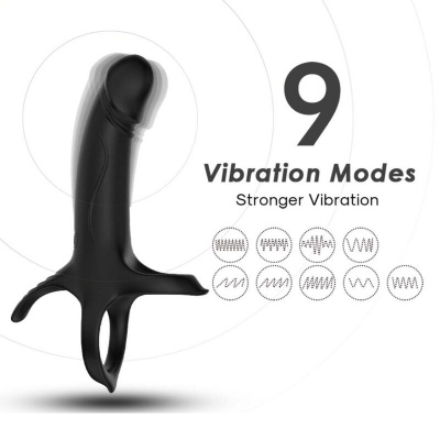 Armony Penis Ring with Vibrator Black 9 Modes - image 6