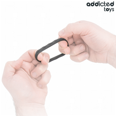 Addicted Toys Textured Cock Ring Set 4 Sizes - image 7