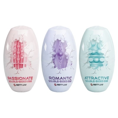 Pretty Love Double-Sided Masturbator Egg 15-Pack - image 2