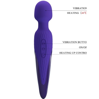 Pretty Love Antony Violet Wand Vibrator Heating Effect - image 6