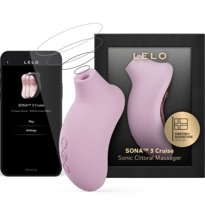 Lelo Sona 3 Cruise Sonic Clitoral Massager Soft Pink
