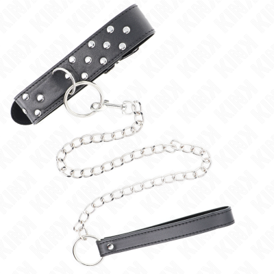 KINK Necklace Black Rings Lace 36-50cm - image 2
