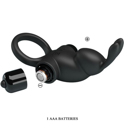 Pretty Love Vibrating Ring + Rabbit Clitoral Stimulator - image 5