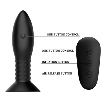 Mr Play Anal Plug with Rotating Balls, Remote - image 4