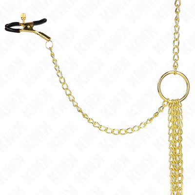 KINK - 4 Nipple And Clit Clamps Adjustable Gold - image 4