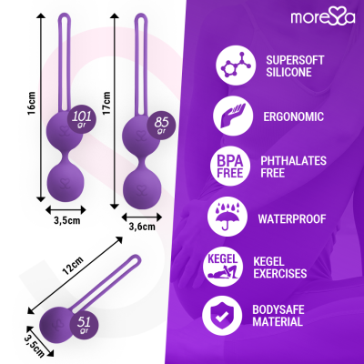 Moressa Osian Set Lilac Kegel Balls System - image 4