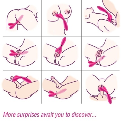 Armony Y-Wand Double Head Massager Fuchsia - image 2