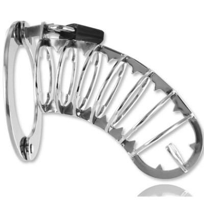 Metal Hard Penis Cage with Security Lock 14cm - image 1
