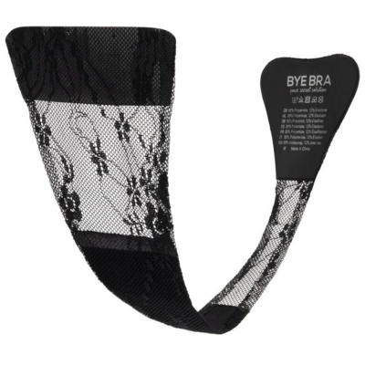 Bye Bra Adhesive Thong Lace Black One Size Bye Bra Adhesive Thong Lace Black One Size