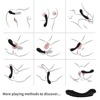 Armony G-Spot Dildo Vibrator Silicone Black - image 2
