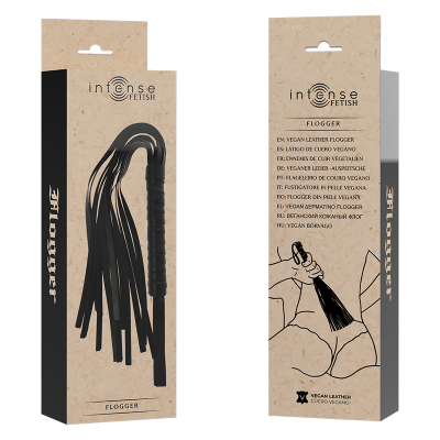 Intense Fetish Vegan Leather Flogger - image 5