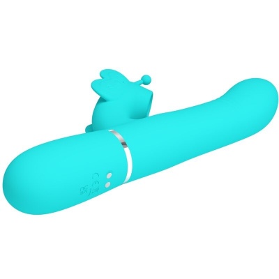 Pretty Love Multifunction Rabbit 4-in-1 Aqua - image 4