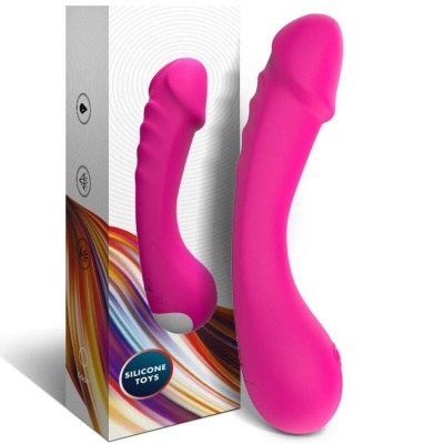 Armony G-Spot Dildo Vibrator Silicone Fuchsia - image 6