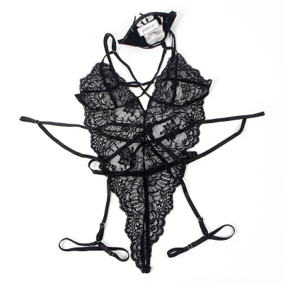 Subblime Lace Body Police Costume Black L/XL - image 7