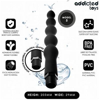 Addicted Toys Anal Cleaner Universal Adapter 5