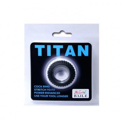 Baile Titan Cockring Black 1.9cm - image 5