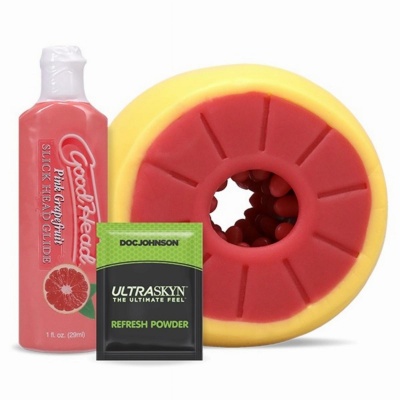 Foto van Doc Johnson - GoodHead Grapefruit Blowjob Set