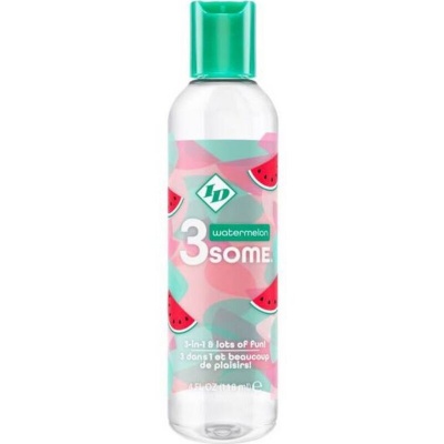 Id 3Some Watermelon Flavored Lubricant 4fl oz