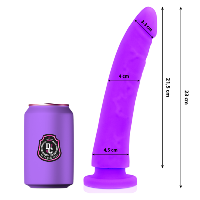 Deltaclub Lilac Medical Silicone Dildo 23 CM