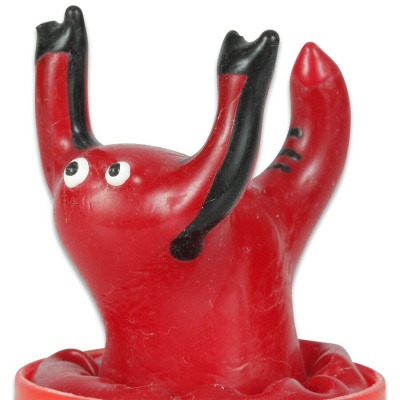 Condomerie Hand-Painted Novelty Condoms Red Scorpio