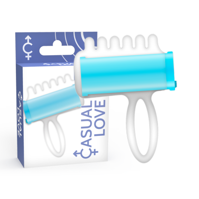 Casual Love Finger Fun Vibrator Blue - image 2
