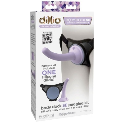 Pipedreams Body Dock Dillio Violet Harness