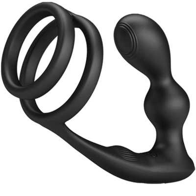Pretty Love Marshall Penis Ring with Anal Plug