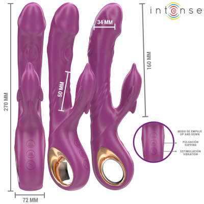 Intense Halle Dolphin Tongue Vibrator - Purple - image 3