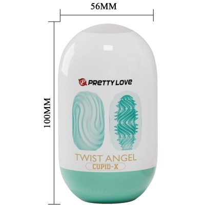 Pretty Love Twist Angel Cupid Masturbator Egg - image 4