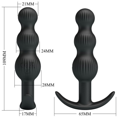 Pretty Love Sidney Anal Vibrator 10 Functions Black - image 7