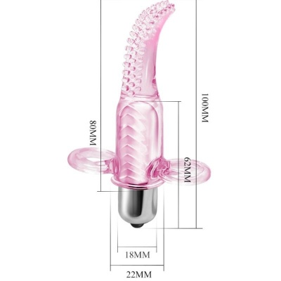 Baile Vibro Finger Thimble Stimulator, Textured - image 8