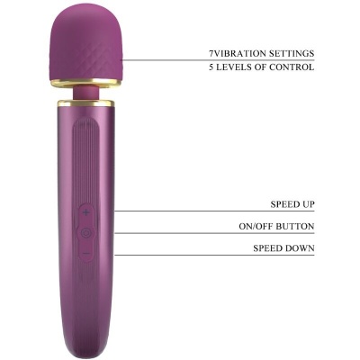Pretty Love Massager 7 Vibration Modes Purple 24cm - image 8