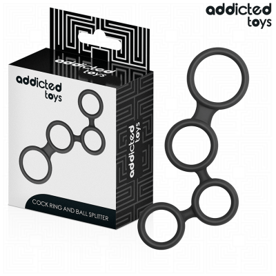 Addicted Toys Penis Ring with Ball Dividers - image 2