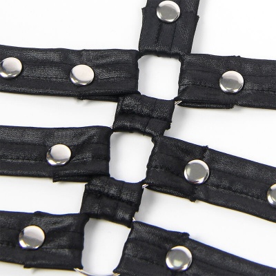 Subblime Leather Bondage Body Black L/XL - image 6