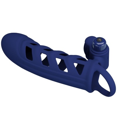 Pretty Love Altaf Vibrator Ring with Silicone Sheath