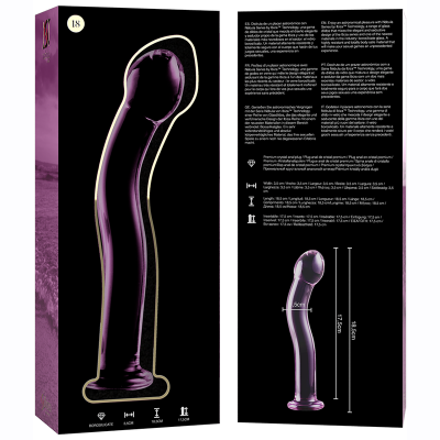 Nebula Series Model 18 Pink Glass Dildo 18.5cm - image 6