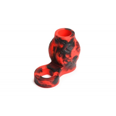 Foto van Creature Cocks - Hell Hound Ballstretcher - Rood