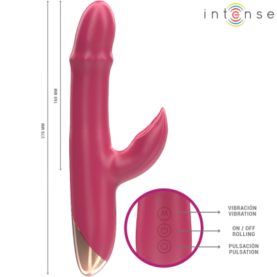Intense Chloe 3-in-1 Multifunction Vibrator - Red - image 6