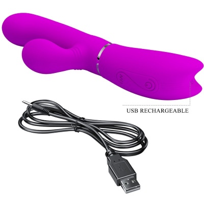Pretty Love Clitoris Stimulator Vibrator Purple - image 6
