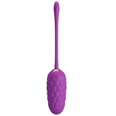 Pretty Love Purple Vibrating Egg Marine Texture Rechargeable