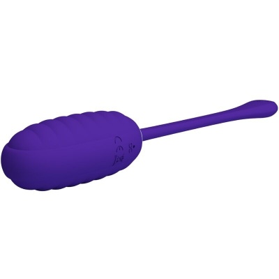 Pretty Love — Kirk Rechargeable Vibrating Egg Purple - image 3