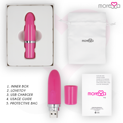 Moressa Ivy Vibrator Travel Pink - image 6