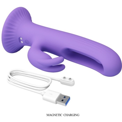 Pretty Love Killmoulis Rabbit Vibrator 12 Vibration Modes Purple - image 8