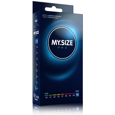 My Size Pro Condoms 72mm 10 Pack My Size Pro Condoms 72mm 10 Pack