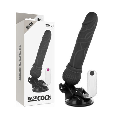 Basecock Realistic Vibrator Black 19.5 cm