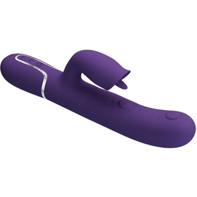 Pretty Love Rabbit Licking Vibrator Purple
