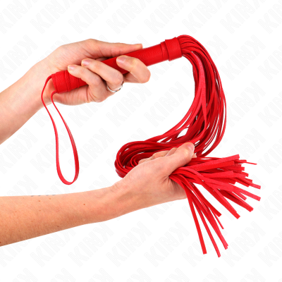 Kink Red Soft Pvc Whip 70 Cm